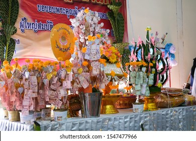 Buddhism Money Tree Tradition Of Merit Making In Thailand (Boon Kathin Ceremony) : 27 October 2019