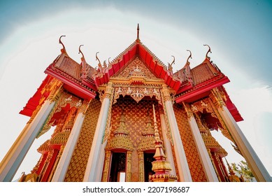 Buddhism Religion. Buddhism Is Popular Region In Thailand And South East Asia.