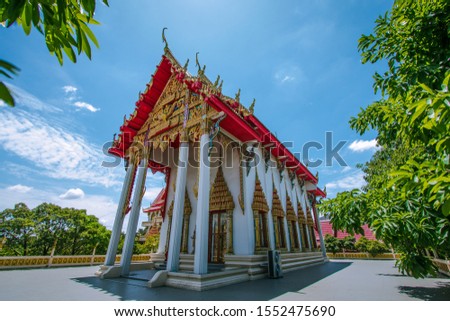 Buddhist Church, Bang Kudi Thong Temple, Pathum Thani Province, Thailand