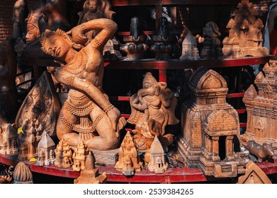 Buddhist religious clay figurines and pottery on the Po Nagar Cham Towers in Nha Trang, Vietnam - Powered by Shutterstock