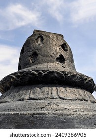 a Buddhist stupa whose condition is almost imprecise