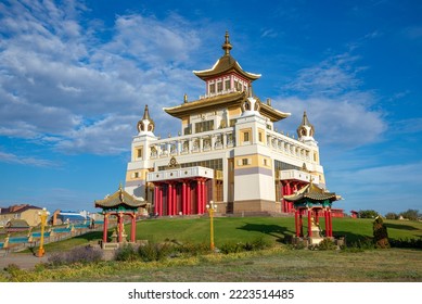 Buddhist Temple "Golden Abode of Buddha Shakyamuni". Elista, Kalmykia - Shutterstock ID 2223514485