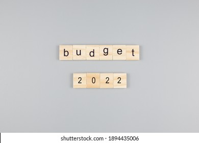 Budget 2022, On A Gray Background