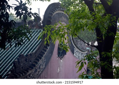 Budhist Temple At Macao City Center.