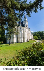 Budmerice, Slovakia - August 25, 2016: Budmerice mansion or Palffy manor