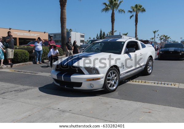 Buena Park, USA
- April 30, 2017: Ford Mustang GT 500 fifth generation on display
during the Fabulous Fords
Forever