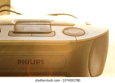 Buenos Aires, Argentina, 2019, Philips Vintage Cd Player. Recorder