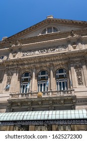 BUENOS AIRES, ARGENTINA - JANUARY 23, 2020: Beautiful View To Old Historic Architecture Teatro Colón Building