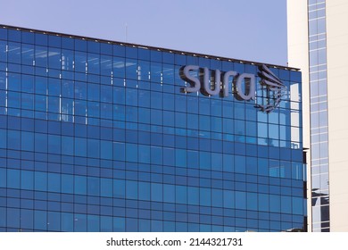 Buenos Aires, Argentina, May 9, 2022. Sura Building.