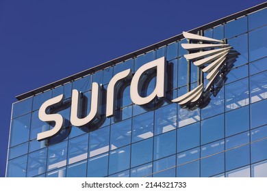 Buenos Aires, Argentina, May 9, 2022. Sura Building.