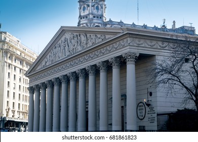 Buenos Aires Metropolitan Cathedral Facade 