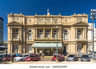 Buenos Aires/Argentina - March 13th 2017: Colón Theater, Historic Theater In Downtown Buenos Aires