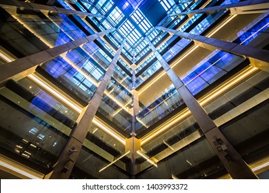 Buenos Aires/Argentina - March 15th, 2017: Interior Of Néstor Kirchner Cultural Centre (Centro Cultural Néstor Kirchner) CCK, Biggest Cultural Center In Latin America