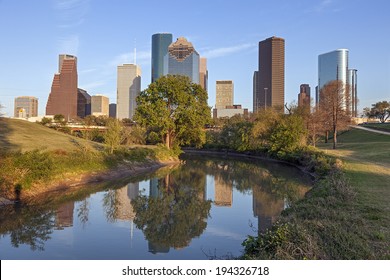 Buffalo Bayou And Downtown Houston, Texas