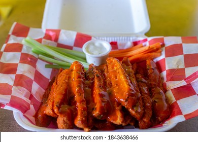 Buffalo Chicken Strips With Ranch Dressing