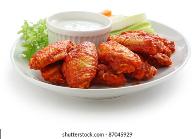 Buffalo Chicken Wings With Blue Cheese Dip