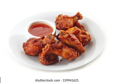 Buffalo Chicken Wings And Chili Sauce