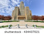 Buffalo City Hall, the seat for municipal government in the City of Buffalo, New York. Located at 65 Niagara Square, the 32 story Art Deco building was completed in 1931 by Dietel, Wade & Jones.