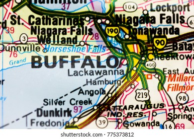 Buffalo City On The Map, USA
