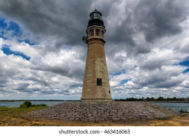 Buffalo Lighthouse On Lake Erie, NY, USA