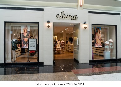 
Buffalo, New York, USA - July 23, 2022: A Some Intimates Store At A Shopping Mall. Some Intimates Is A Lingerie Chain.  
