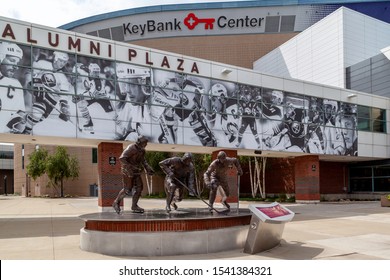 Buffalo, New York, USA - September 2, 2019: KeyBank Center In Buffalo, New York, USA. KeyBank Center Is A Multipurpose Indoor Arena. 