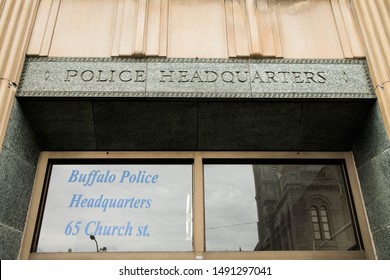 Buffalo, NY - May 22, 2019: City Of Buffalo Police Headquarters