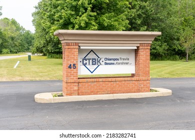 Buffalo, NY, USA - July 23, 2022: CTBK (Chiampou Travis Besaw And Kershner LLP) Sign At Its Headquarters In Buffalo, NY, USA. CTBK Is An Accounting Firm.