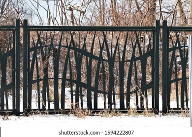 Buffalo, NY/USA - December 20, 2019: Wilkeson Pointe At Outer Harbor, Fuhrman Boulevard On Lake Erie In Winter In Downtown Buffalo