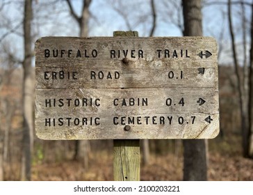 The Buffalo River Trail In Arkansas.