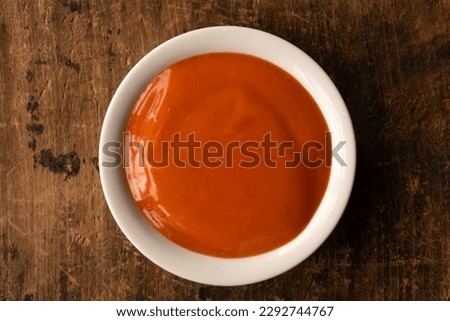 Buffalo Sauce in a Bowl