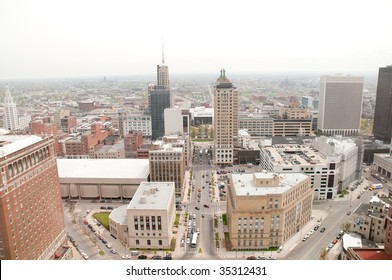 Buffalo Skyline From City Hall