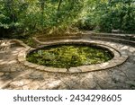 Buffalo Springs at Chickasaw National Recreation Area. National spring with masonry constructed in the 1930s by Civilian Conservation Corps (CCC) for former Platt National Park.