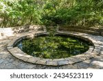 Buffalo Springs at Chickasaw National Recreation Area. National spring with masonry constructed in the 1930s by Civilian Conservation Corps (CCC) for former Platt National Park.