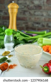 Buffalo Wings With Homemade Ranch Sauce