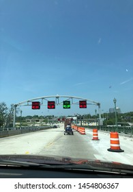 Buffalo,NY/USA- July10, 2019: Crossing USA And Canada Border