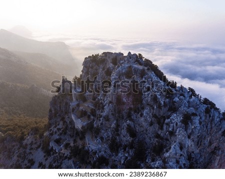 Buffavento Castle at the Fivefingers moutnains in Kyrenia, North Cyprus