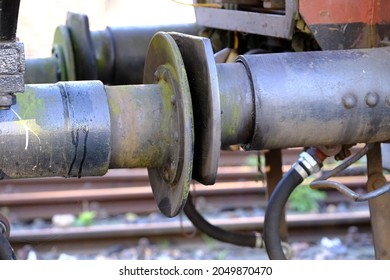 Buffer On An Old Wagon