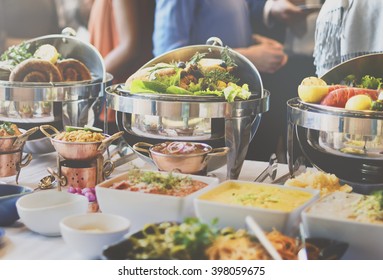 Buffet Brunch Food Eating Festive Cafe Dining Concept