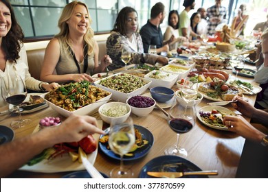 Buffet Dinner Dining Food Celebration Party Concept