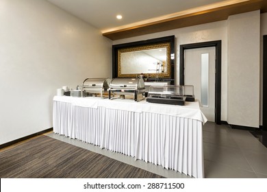Buffet Table In Hotel Restaurant