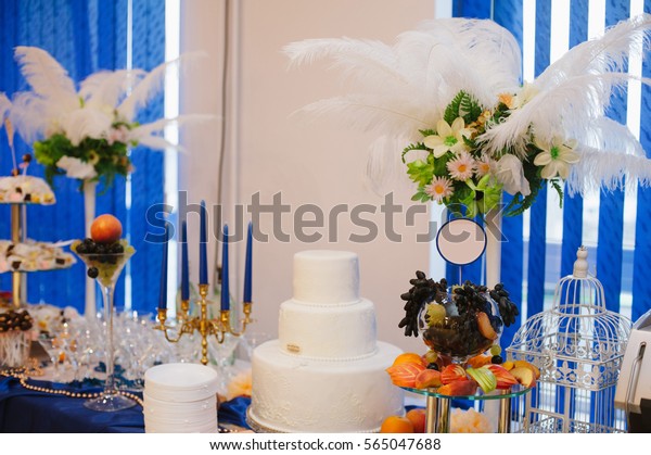 Buffet Table Sweets Nice Decor Royalty Free Stock Image