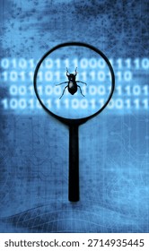 Bug magnifier and computer code, concept for identifying computer bugs and errors