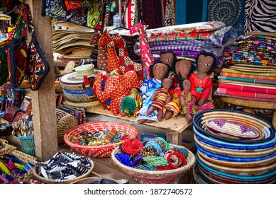 Buganda Road Craft Market In Kampala East Africa