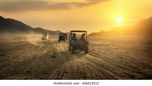 Buggies Sand Desert Sunset Stock Photo 309399605 | Shutterstock