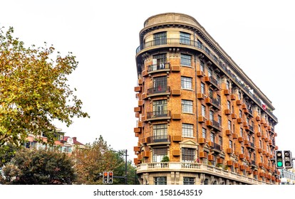  Buidlings Of French Concession In Shanghai China.