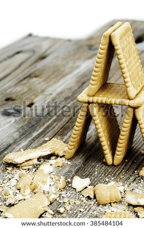 Build a tower of biscuits taken from the above