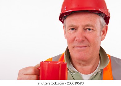 Builder On Tea Break