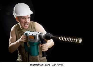 921 Men holding big hammer Images, Stock Photos & Vectors | Shutterstock