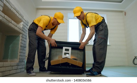 Fireplace Installer Images Stock Photos Vectors Shutterstock